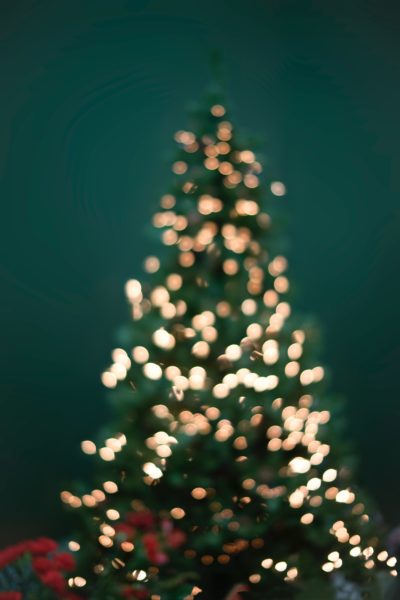 Christmas Tree with sparkling lights